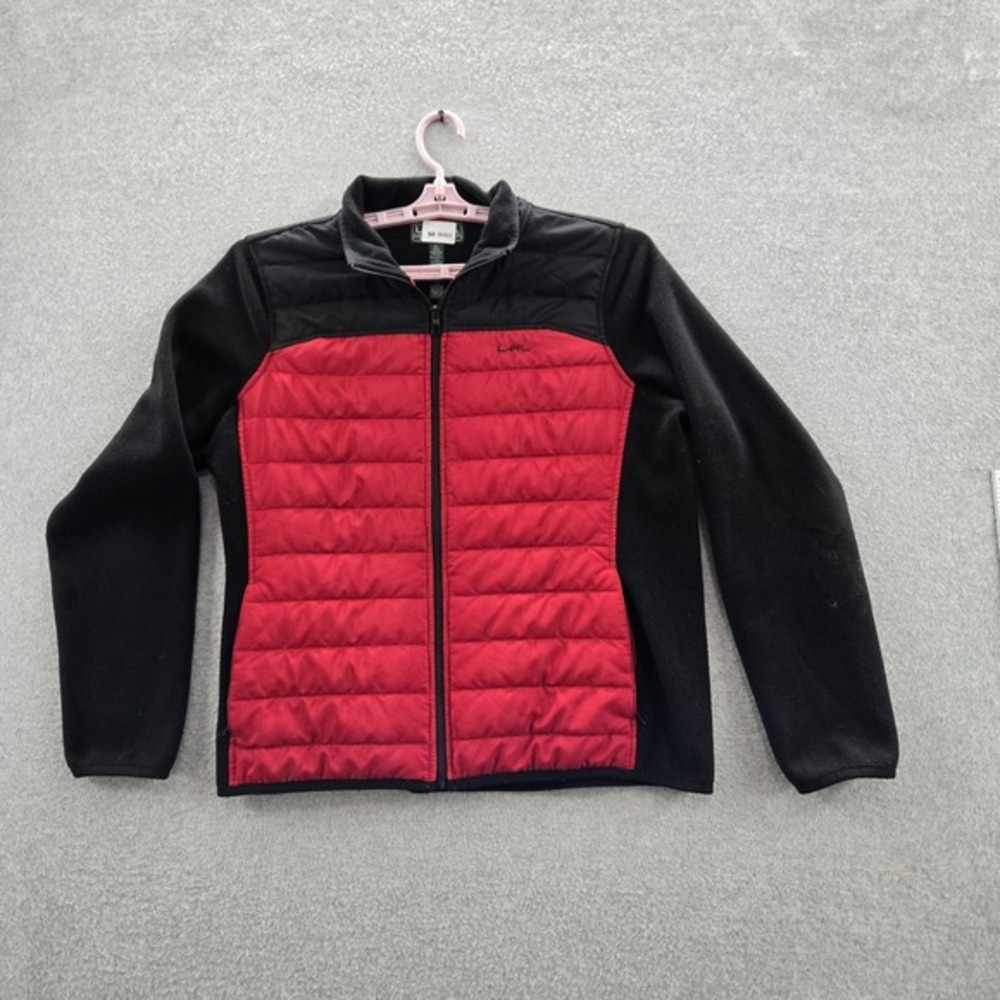 Lauren Ralph Women Jacket XL Black Colorblock‎ Activewear Quilted Zipper